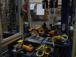 Catalytic Converter Press and Test Unit